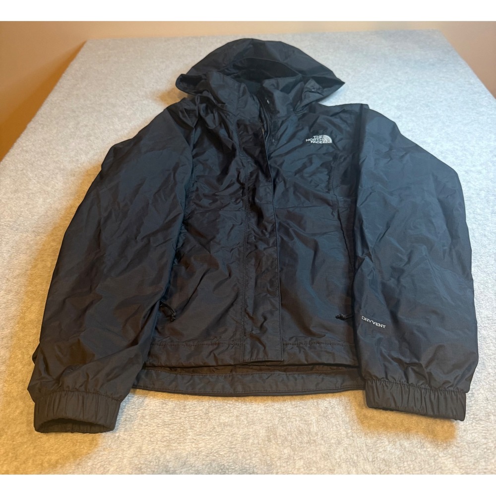 The North Face Resolve 2 DryVent Rain Jacket Black Womens XS NF0A2VCU
